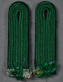 German WWII Forestry Sew In Shoulder Board Set