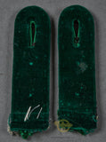 German WWII Forestry Sew In Shoulder Board Set
