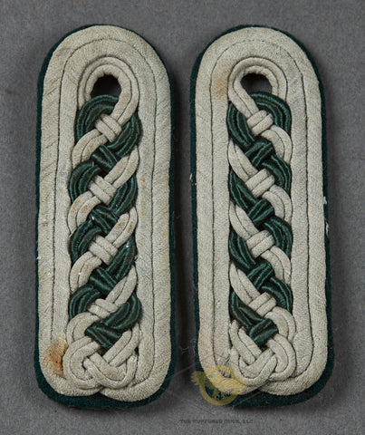 German WWII Set of Shoulder Straps for Oberlandforstmeister