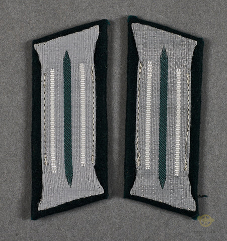 German WWII M38 Infantry Set of Collar Tabs for Enlisted Man