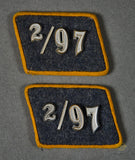 German WWII NSFK Collar Tabs