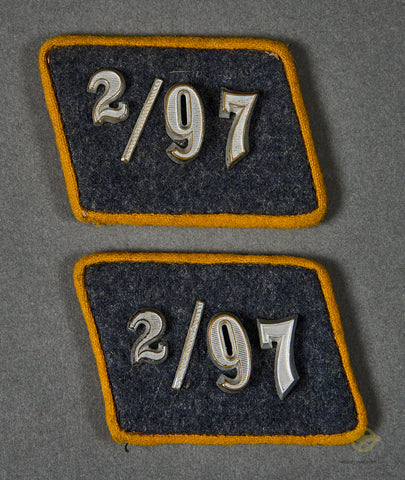 German WWII NSFK Collar Tabs
