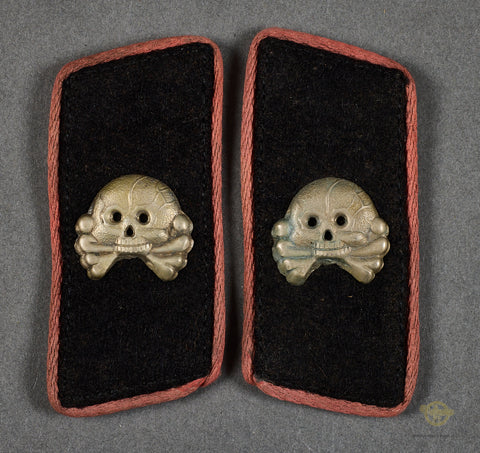 German WWII Army Panzer Collar Tab Set