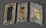 German WWII Red Cross Collar Tab Lot of Three