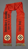 German WWII Congratulatory Sash for Workers and Managers at Daimler Benz