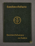 German WWII Handwerkskammer Crafter’s ID Card