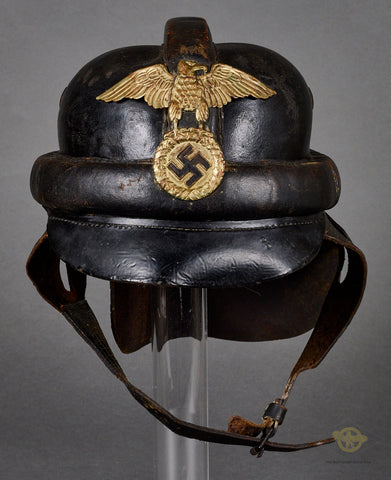 German WWII 1st Model NSKK Motorcycle Crash Helmet