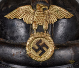 German WWII 1st Model NSKK Motorcycle Crash Helmet