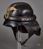 German WWII 1st Model NSKK Motorcycle Crash Helmet