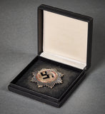 German WWII Cased German Cross in Silver