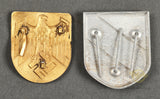 German WWII Pith Helmet Shields for Kriegsmarine