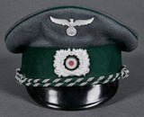 Third Reich Land Customs Officials Visor Cap, Named