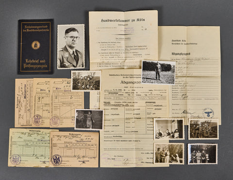Third Reich era Photo/Document Lot for Member of Confectionery Trade