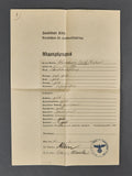 Third Reich era Photo/Document Lot for Member of Confectionery Trade
