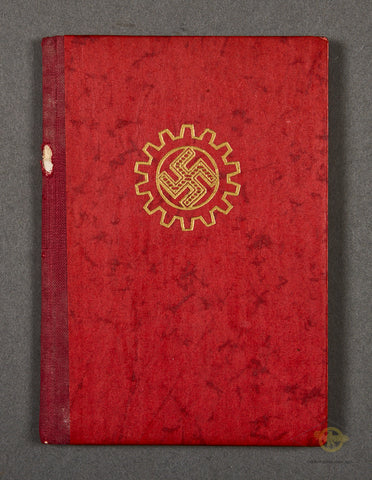 German WWII DAF Membership Book
