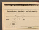 German WWII DAF Membership Book