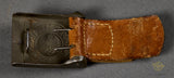 WWII German DAK Army Combat Buckle w/Tab by Aurich