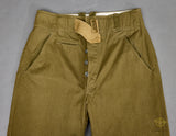 WWII German DAK Tropical Straight Legged Trousers