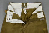 WWII German DAK Tropical Straight Legged Trousers