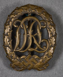 German WWII DRL Sports Badge in Bronze