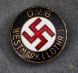 German WWII Party Membership Pin for Westmark (LOTHR)