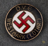 German WWII Party Membership Pin for Westmark (LOTHR)