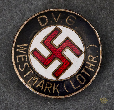 German WWII Party Membership Pin for Westmark (LOTHR)