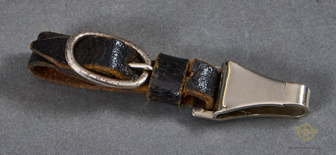 German WWII Short Leather Dagger Hanger for RZM Vintage SS or NSKK Dagger