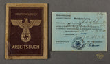 German WWII Deutsches Reich Arbeitbuch