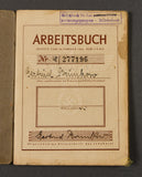 German WWII Deutsches Reich Arbeitbuch