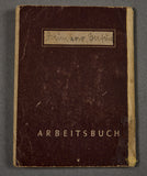 German WWII Deutsches Reich Arbeitbuch
