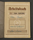 German WWII Deutsches Reich Arbeitbuch