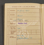 German WWII Deutsches Reich Arbeitbuch