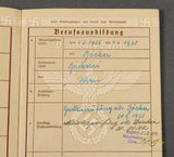 German WWII Deutsches Reich Arbeitbuch