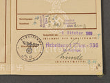 German WWII Deutsches Reich Arbeitbuch