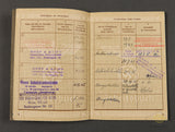 German WWII Deutsches Reich Arbeitbuch