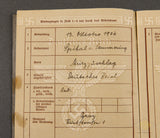 German WWII Deutsches Reich Arbeitbuch