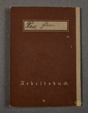German WWII Deutsches Reich Arbeitbuch