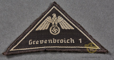 German WWII DRK EM National Eagle Sleeve Triangle