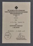 WWII German DAK Cuff Title and Document Grouping