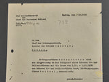 1938 Dated Document Hand Signed by Heinrich Himmler to Kurt Daluege