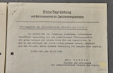 Award Recommendation for DKiG for SS Totenkopf Division Obersturmbannführer