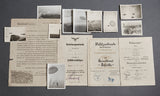 Interesting Photo and Document Grouping for Luftwaffe FJR6 Paratrooper