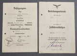 Interesting Photo and Document Grouping for Luftwaffe FJR6 Paratrooper