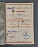 WWII German Wehrpass with Additional Documents