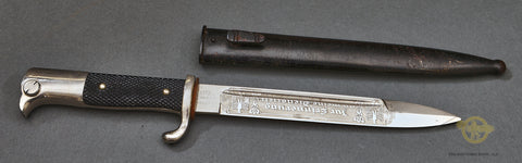 Veteran Bring Back German WWII Double Engraved Bayonet by F.W. Höller***STILL AVAILABLE***