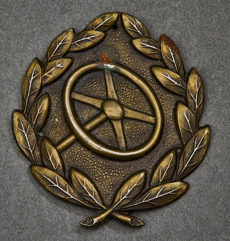 German WWII Driver’s Badge in Bronze