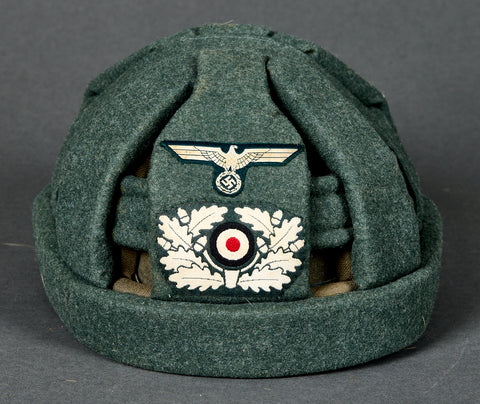 German WWII Experimental Protective Helmet for Heer Assault Gun Personnel