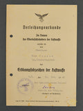 Paratrooper Document and Photo Grouping to Feldwebel (Sergeant) Hans Conrad