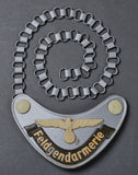 WWII German Army Field Police Feldgendarmerie Gorget